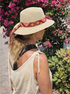 NEW HANDMADE IN MEXICO WOVEN HAT BAND